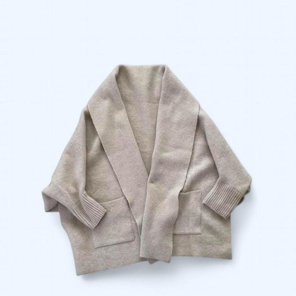Anthropologie cream poncho cardigan One Size